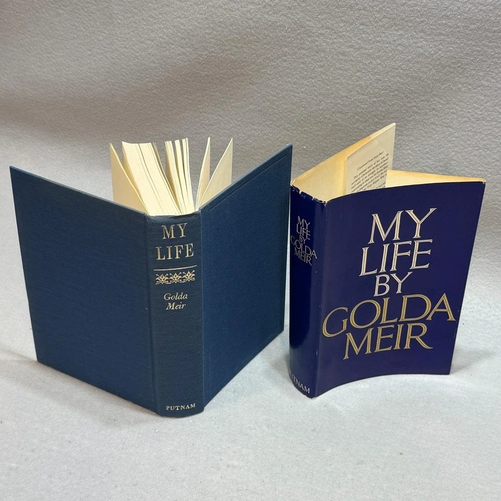 Vintage 1975 My Life by Golda Meir 1st American Ed HC DJ Israel Prime Minister